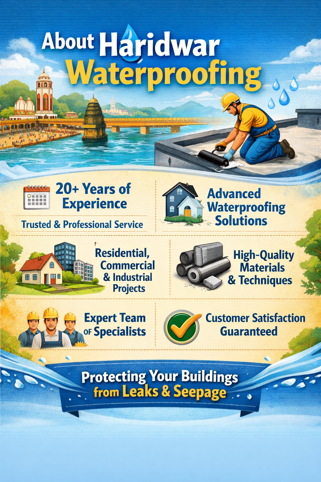 Haridwar Waterproofing Team - Professional Waterproofing Contractors